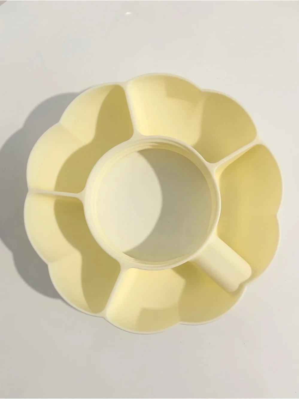 40oz Tumbler Snack Tray | Cup Top Snack Bowl | Yellow (Stanley Compatible)